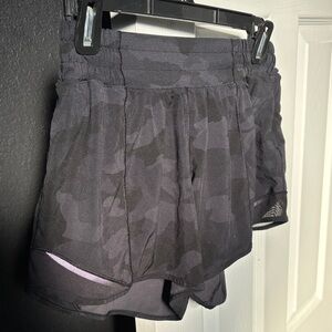 Women's Black Camo Performance Shorts
